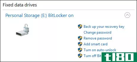 如何在windows上设置bitlocker加密