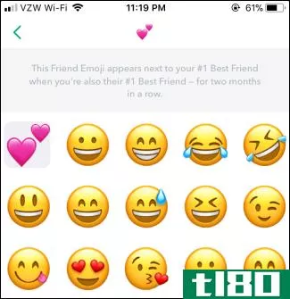 snapchat好友emoji的真正含义是什么