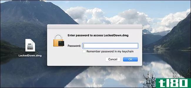 如何创建加密磁盘映像以在mac上安全地存储敏感文件