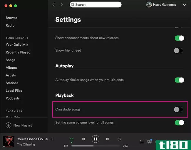 如何让spotify像一个真正的dj一样在歌曲之间进行交叉淡入淡出