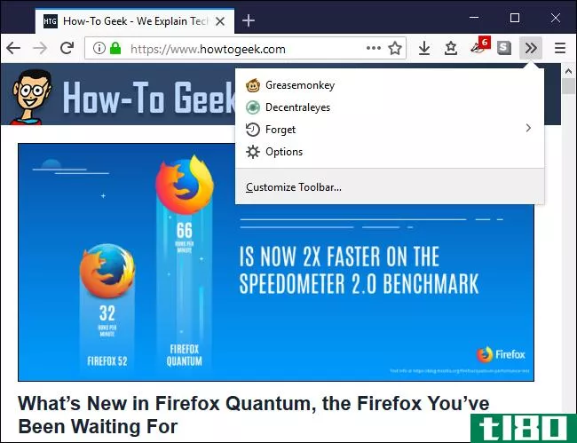 如何定制FirefoxQuantum的新界面