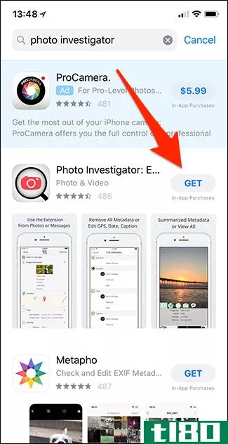 如何查看iphone或ipad上照片的exif元数据