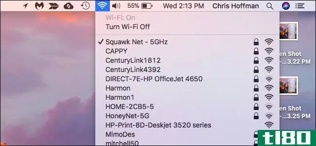 如何阻止mac自动连接到wi-fi网络