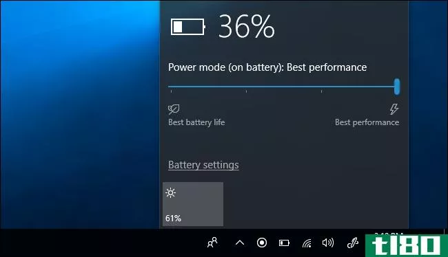 如何管理windows10的新“电源限制”以节省电池寿命