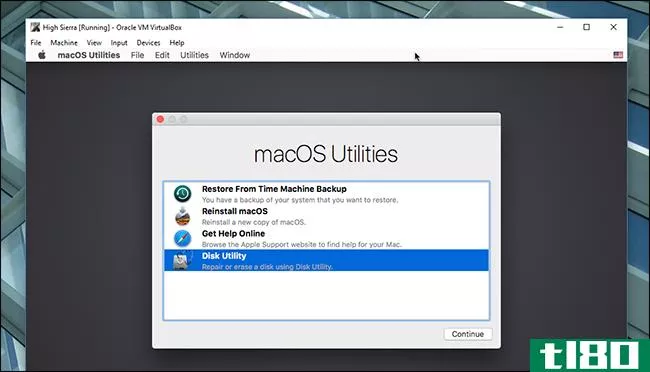 如何在Windows10上的virtualbox中安装macos high sierra