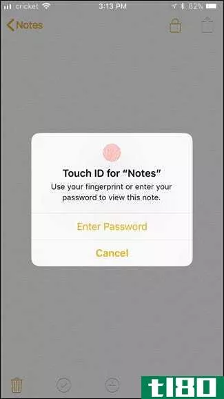 如何对iphone上的笔记进行密码保护