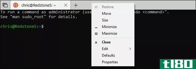 如何在windows10的bashshell中启用复制和粘贴键盘快捷键
