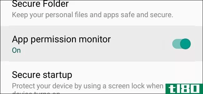 如何阻止三星的app permission monitor显示通知