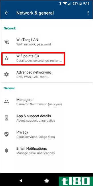 如何从**重新启动谷歌wifi