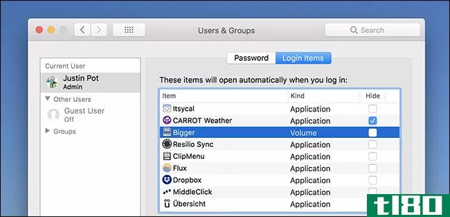 在macos中装载windows共享，并在登录时重新连接