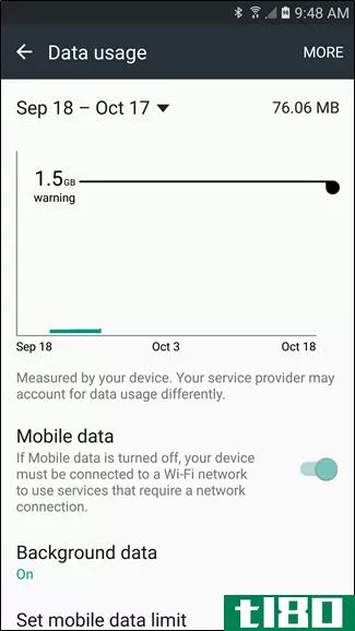 如何在android上监控（并减少）数据使用