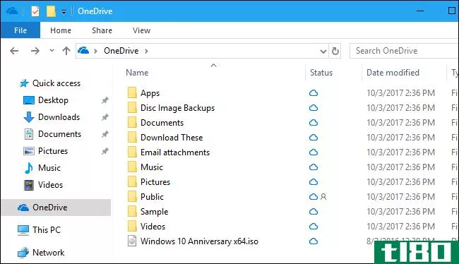 如何在Windows10的秋季创建者更新中按需使用onedrive的文件