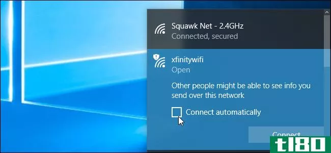 如何阻止windows自动连接到wi-fi网络
