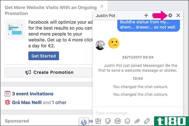 如何个性化facebook messenger的聊天