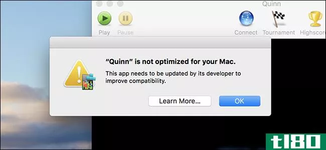“没有为你的mac电脑优化”的信息意味着什么