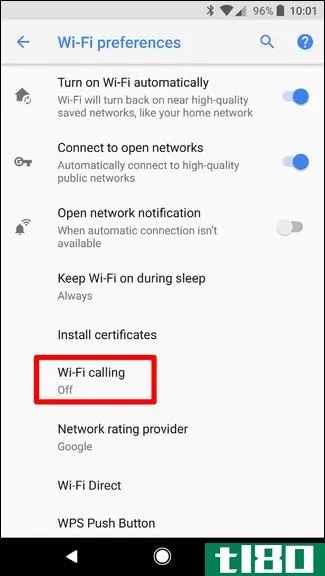 如何在android**上启用wi-fi通话