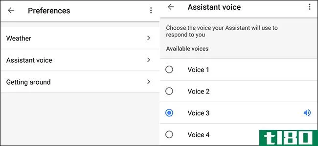 从谷歌助手的六个新声音中选择，现在可以使用了