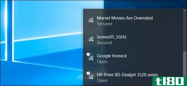 如何阻止邻居的wi-fi网络出现在windows上