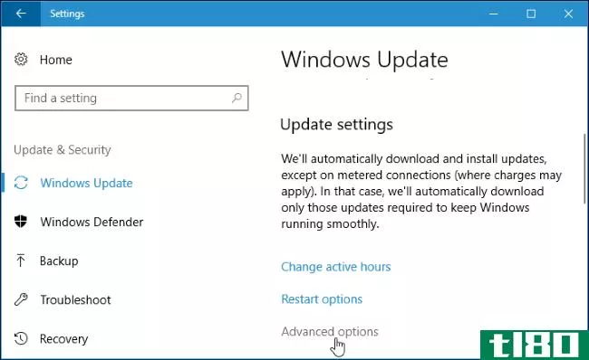 如何限制Windows10上WindowsUpdate的下载带宽