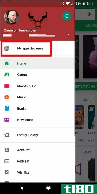 如何从googleplay中找到你安装的每个应用程序的列表