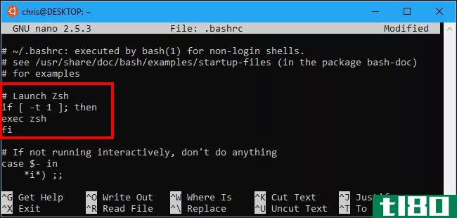 如何在windows10中使用zsh（或其他shell）