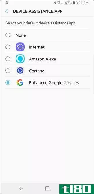 如何将alexa设置为android上的默认数字助理