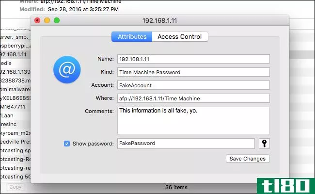 如何使用keychain访问管理所有mac保存的密码