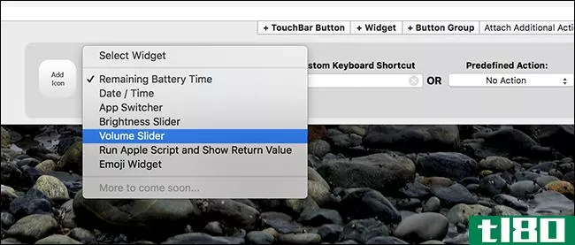 如何将自定义按钮添加到macbook pro触摸栏