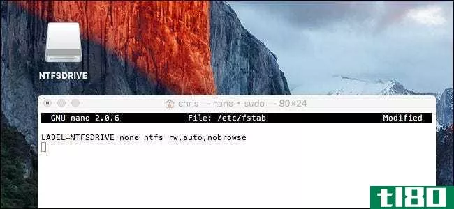 如何在mac上写入ntfs驱动器
