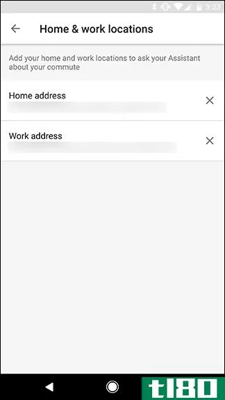 如何确保谷歌有你正确的工作和家庭地址