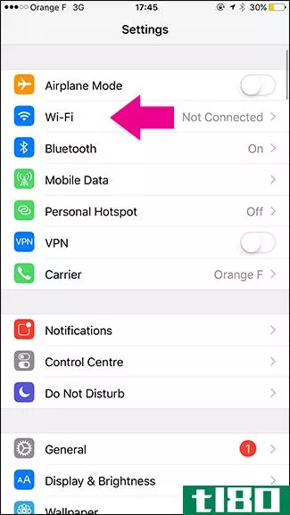 如何在iphone上关闭公共wi-fi通知