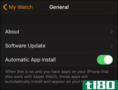 如何在apple watch上自动安装应用程序