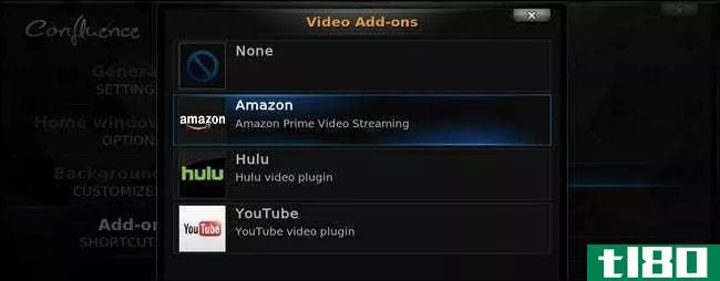如何在xbmc上获得hulu和amazon视频