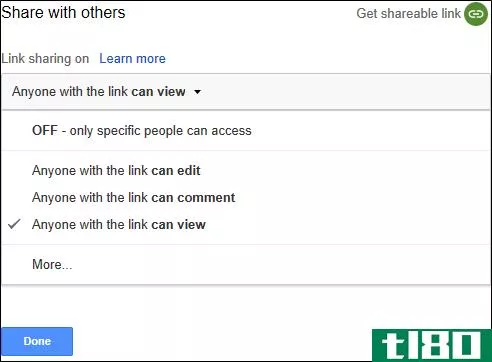 如何为googledrive上的文件创建可共享的下载链接
