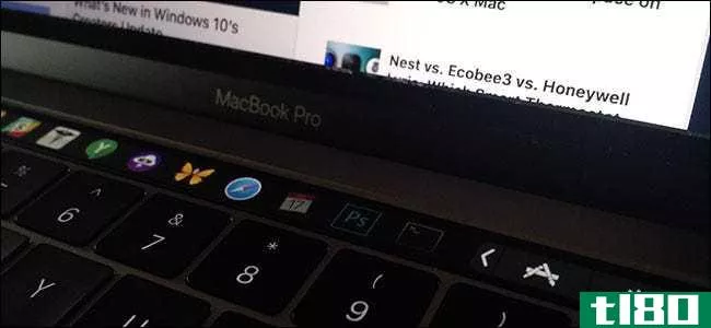 如何从macbook pro触摸栏切换或启动应用程序