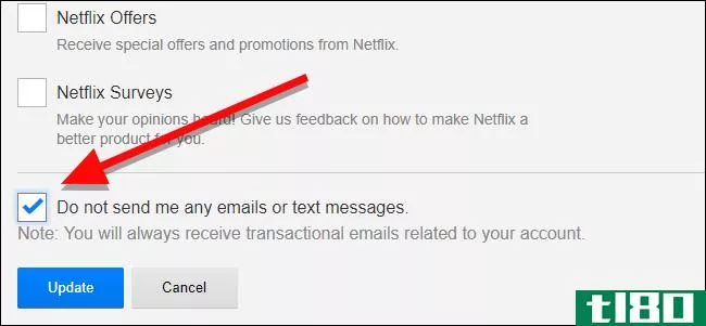 如何阻止netflix向您发送电子邮件和通知