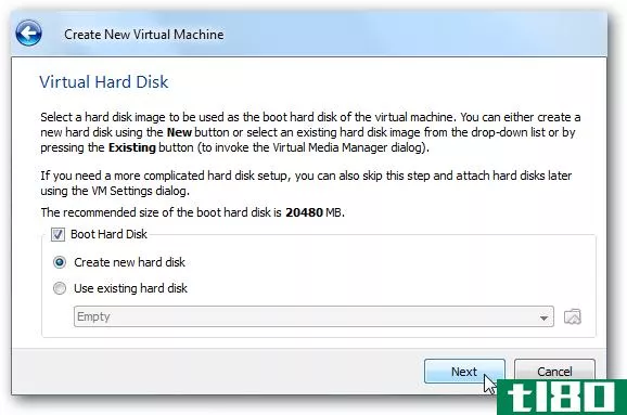 如何在virtualbox上安装windows home server“vail”测试版