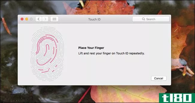 如何向mac添加更多touch id手指