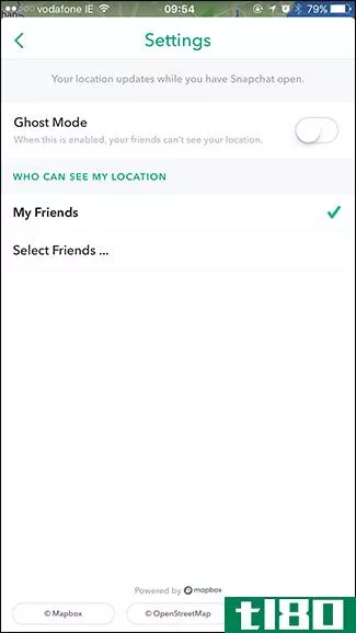 snapchat的新地图功能，说明（以及如何禁用）