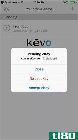 如何给你的kwikset kevo数字“ekeys”给其他用户