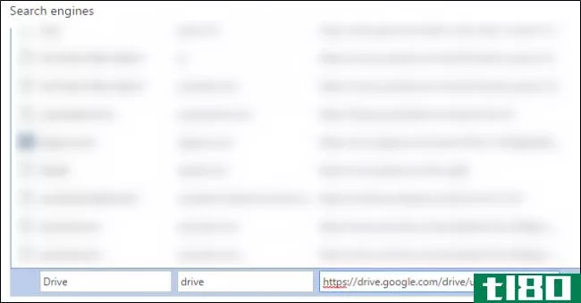 如何直接从chrome地址栏搜索google drive