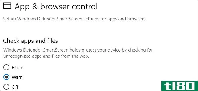 如何在windows 8或10中禁用smartscreen筛选器