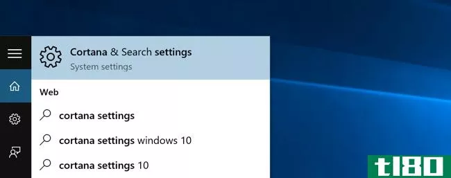 如何在windows 10“开始”菜单中禁用bing