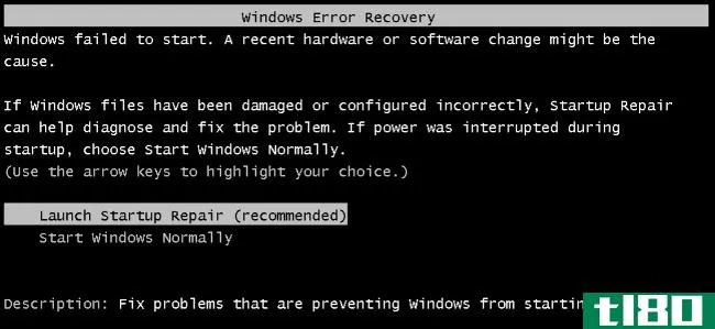 如何使用windows启动修复工具修复启动问题