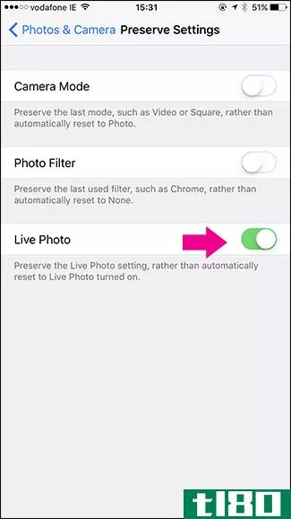 如何关闭iphone或ipad上的实时照片