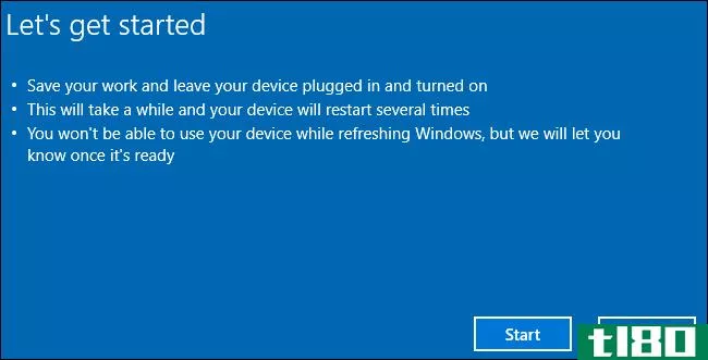 如何在没有臃肿软件的情况下轻松地重新安装Windows10