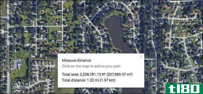 如何在谷歌地图中测量跑步、骑自行车和徒步旅行的距离