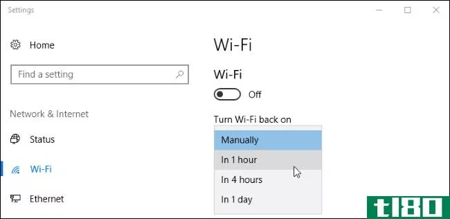 如何在windows 10中自动重新打开wi-fi