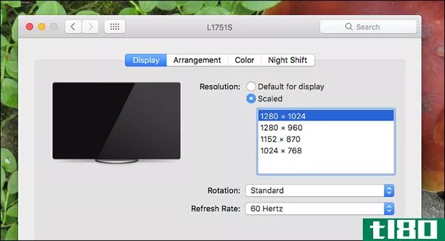 如何在mac的视网膜屏幕上放大文本和图标