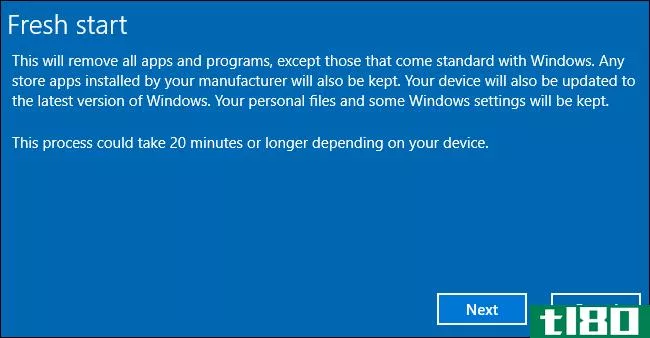 如何在没有臃肿软件的情况下轻松地重新安装Windows10